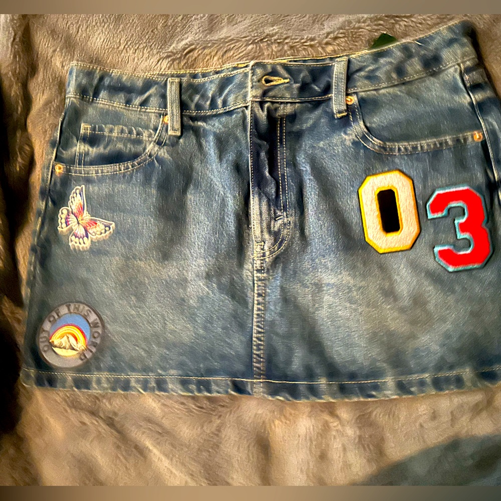 Wild fable, new with tags, blue jeans, skirt, mini